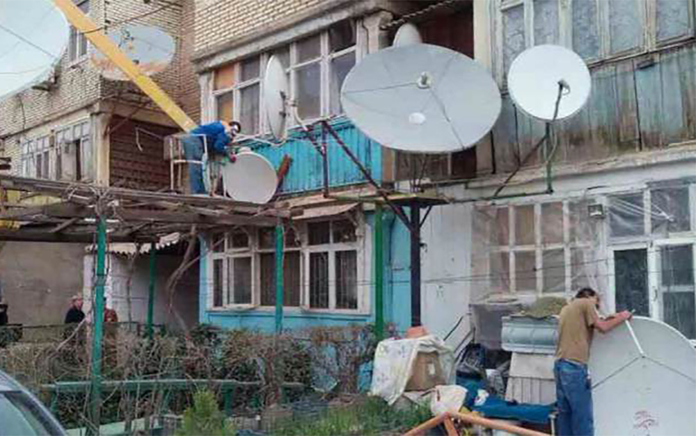 В Туркменистане запретили спутниковые антенны
