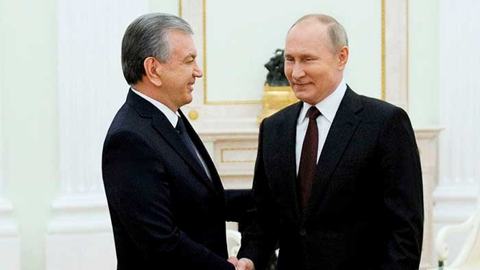 Мирзиеев встретился с Путиным в Москве